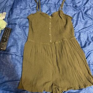 Wild Fable Olive Green Jumpsuit